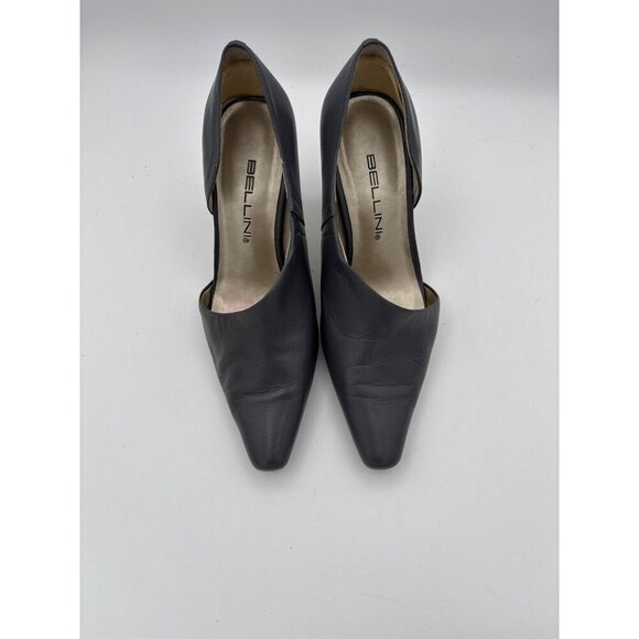 Bellini Womens Leather Heels Size 7 Gray - Picture 5 of 5